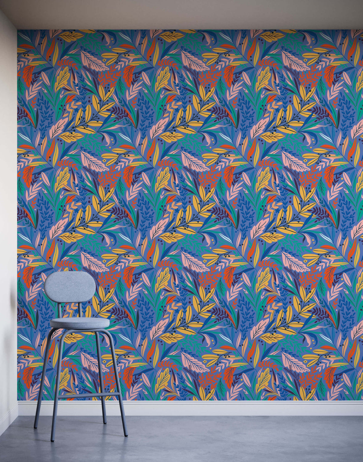 Tate Vibrant Floral Wallpaper
