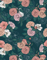 Thea Florals Intertwined Delicate Lines Wallpaper