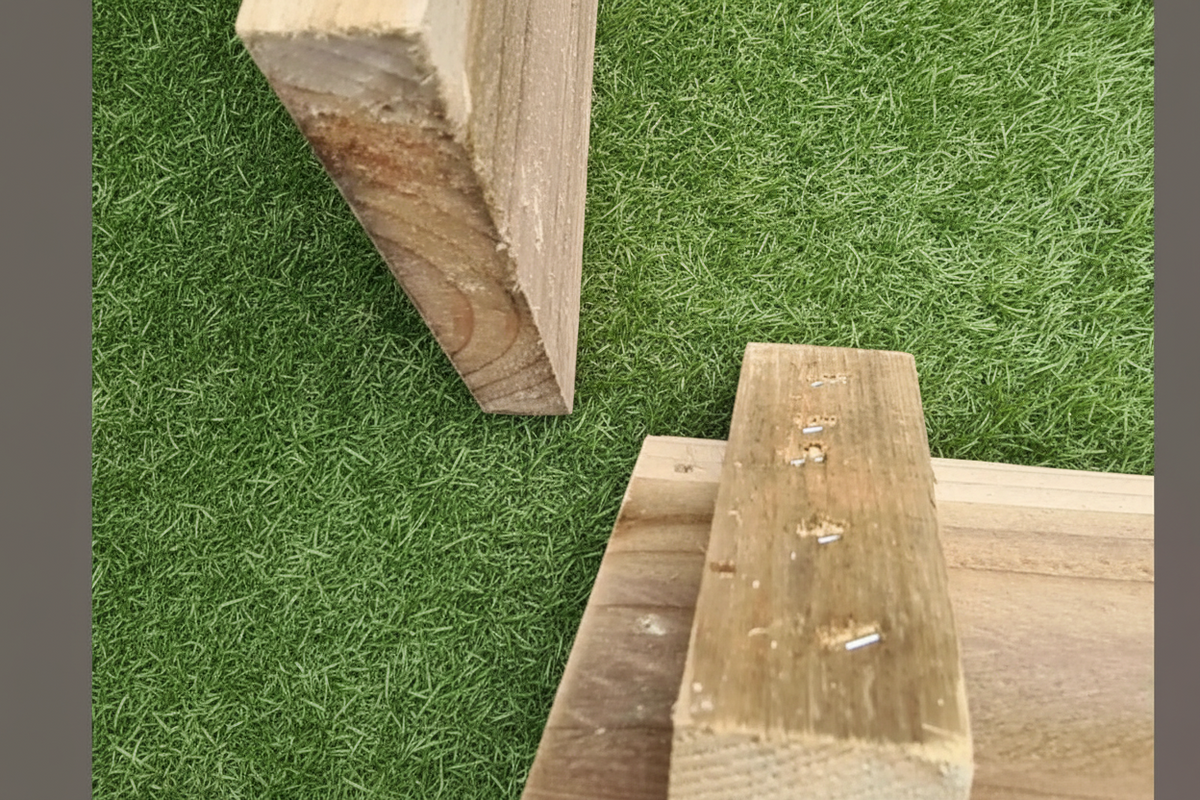6x1 Timber Wooden Raised planter Beds choose from 3 hights