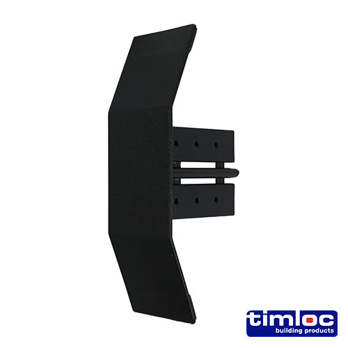 Ambi-Verge Eaves Starter – Black – 155 × 105mm