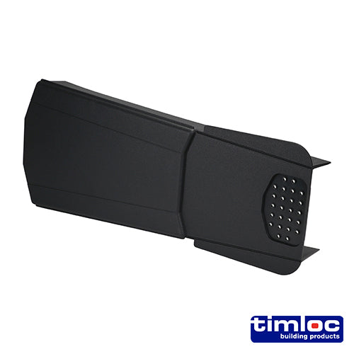 Ambi-Verge Universal Dry Fix Verge System - 420 x 140/170 – Black - 20 Pieces