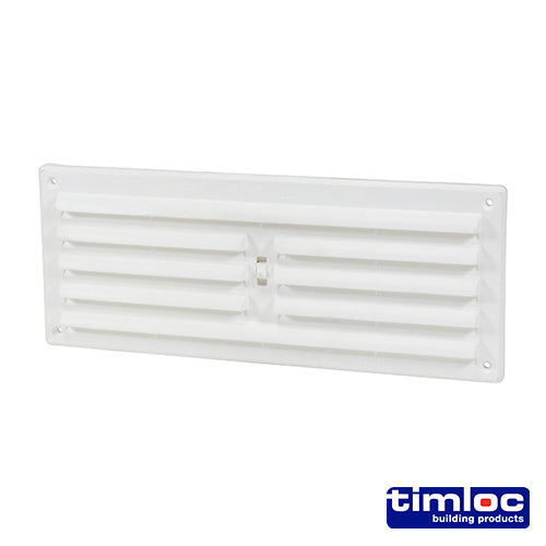 Hit & Miss Vent – Plastic - White