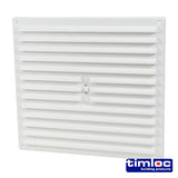 Hit & Miss Vent – Plastic - White