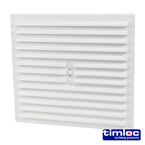 Hit & Miss Vent – Plastic - White