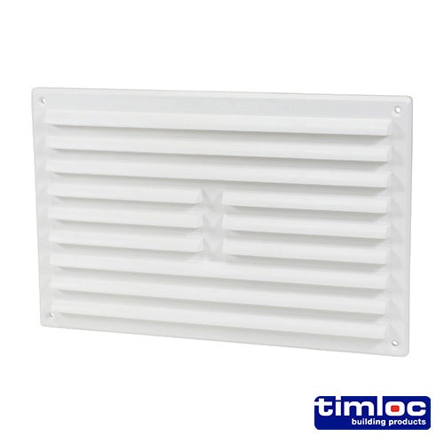 Internal Louvre Vent – Plastic - White