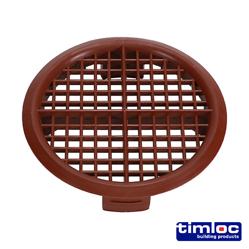 Push-In Soffit Vent - 70mm – Brown – Pack of 10