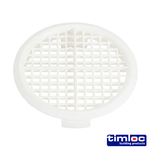 Push-In Soffit Vent - 70mm – White – Pack of 10