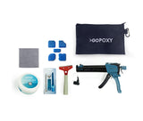 GoPoxy Advanced Epoxy Grout Tool Kit – Double-Barrel Gun, Finishing Tools & Case