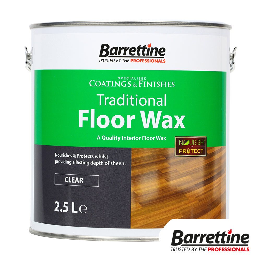 Barrettine Traditional Floor Wax – Clear 2.5L