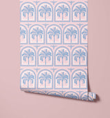 Tucci Palm Tree Pattern Wallpaper