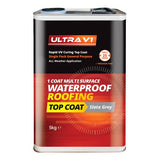 Ultra V1 Waterproof Roofing Top Coat - Rapid UV Curing - 2.5/5kg