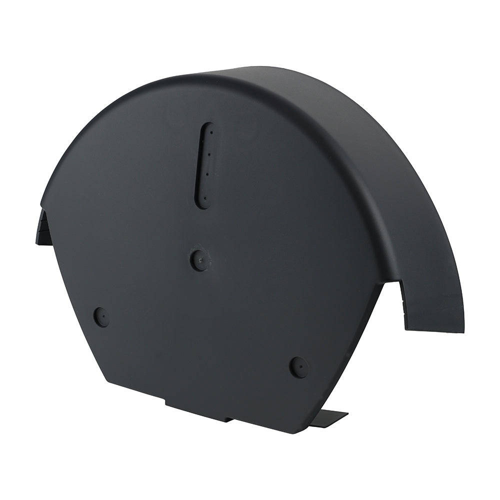 Universal ½ Round Verge End Cap – Grey – 280 × 145mm