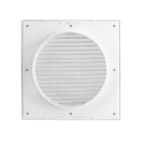 Through Wall Ventilation Kit DL0163 Louvre Vent with Brown External Vent