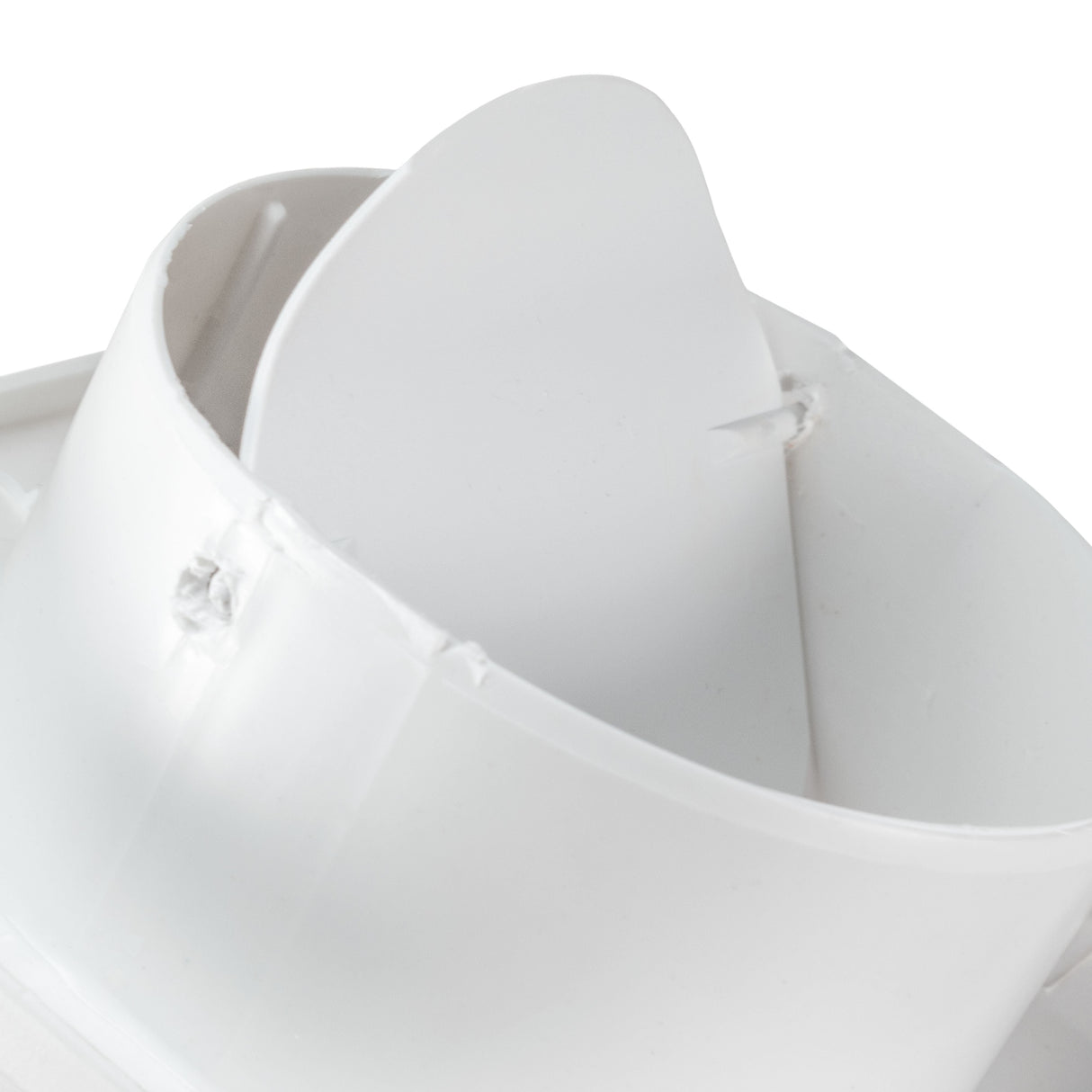 Through Wall Ventilation Kit Duo Smart DS4178 Vent with White External Vent