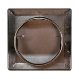 Through Wall Ventilation Kit RICO Timer Switch Fan with Brown External Vent