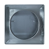 Through Wall Ventilation Kit RICO Timer and Humidistat Fan with Graphite External Vent