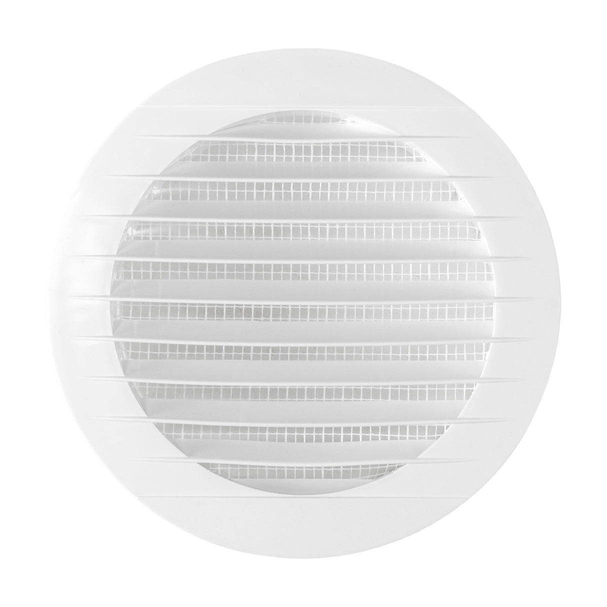 Through Wall Ventilation Kit Round Louvre Vent VC-KRO0184 with Brown External Vent