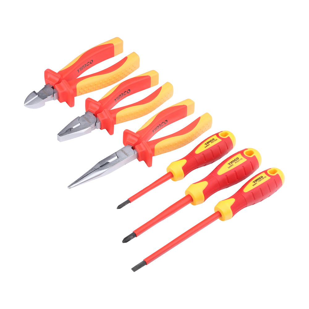 VDE Pliers & Screwdriver Set – 6 Piece