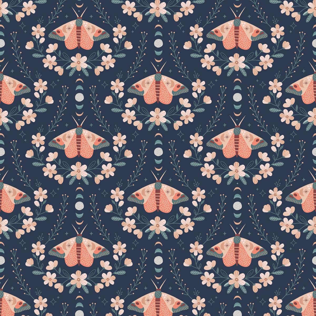 Valerie Flower Butterfly Wallpaper