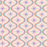 Vegas Blast Past Retro Pastel Wallpaper