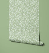 Vine Tropical Leaf Wallpaper