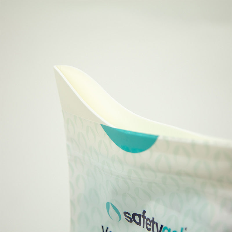 Super Absorbent Vomit and Urine Bags - 1000ml Capacity With Adhesive Seal