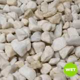 Polar White Marble Chippings Bulk bag