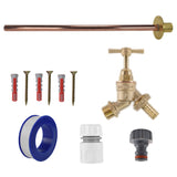 Brass Barbed Bib Tap BASIC Connection Kit