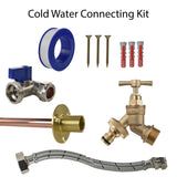 Brass Quick Connect Bib Tap STANDARD Connection Kit