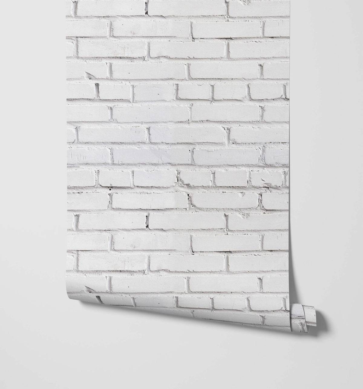 Warehouse White Brick Wallpaper