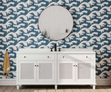 Wave Japanese Ukiyo-e Wallpaper