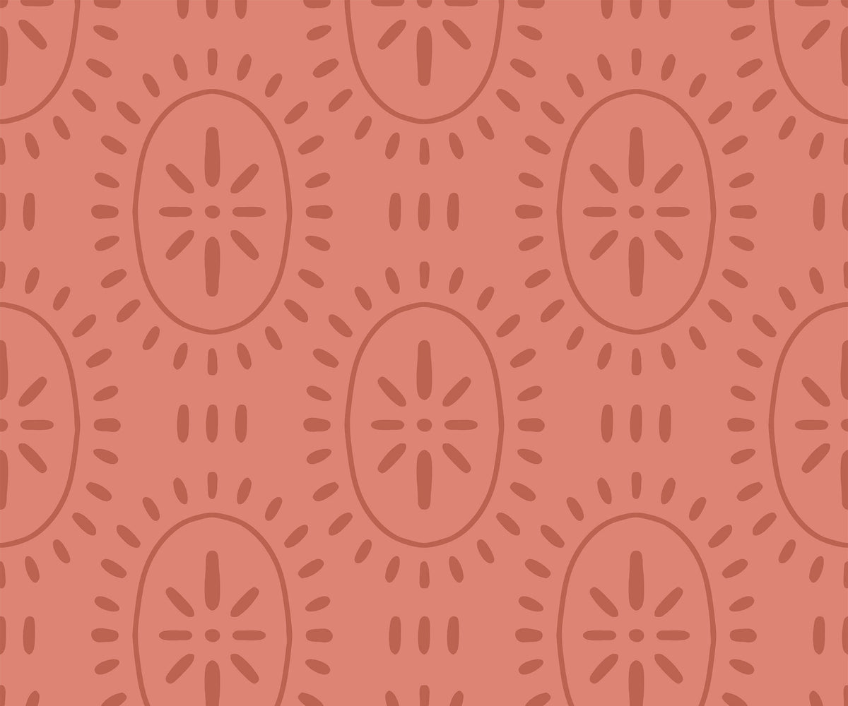 Limba Sun Motif Wallpaper