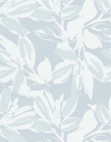 Pitch Abstract Painted Floral Wallpaper