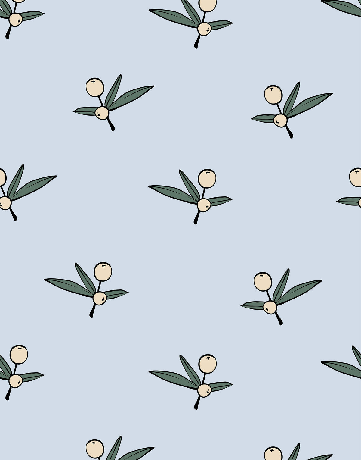 Santorini Quirky Greek-inspired Wallpaper