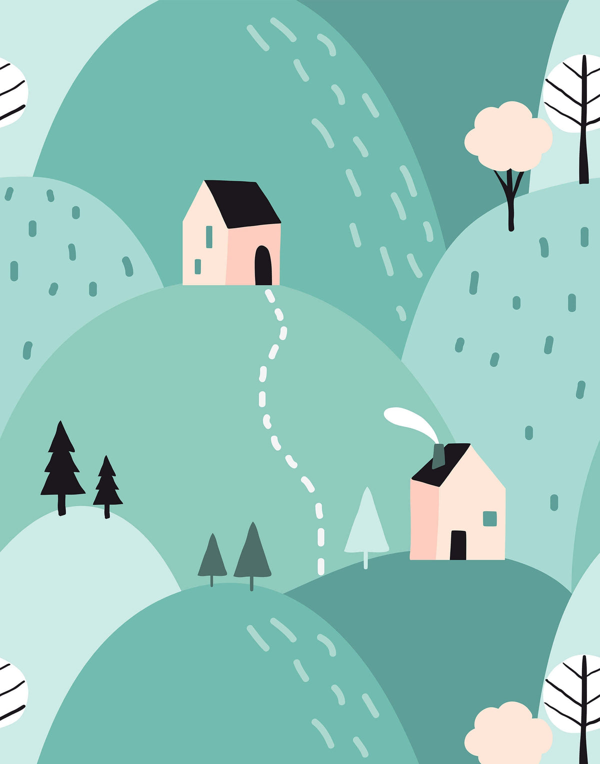 Stowe Cleverly Repeats Create Captivating Wallpaper