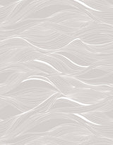 Whisper Soft Wavy Line Wallpaper