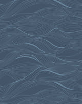 Whisper Soft Wavy Line Wallpaper