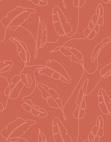 Freya Drawn Art Minimalist Leaf Wallpaper