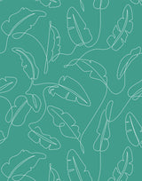 Freya Drawn Art Minimalist Leaf Wallpaper