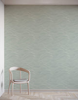 Whisper Soft Wavy Line Wallpaper