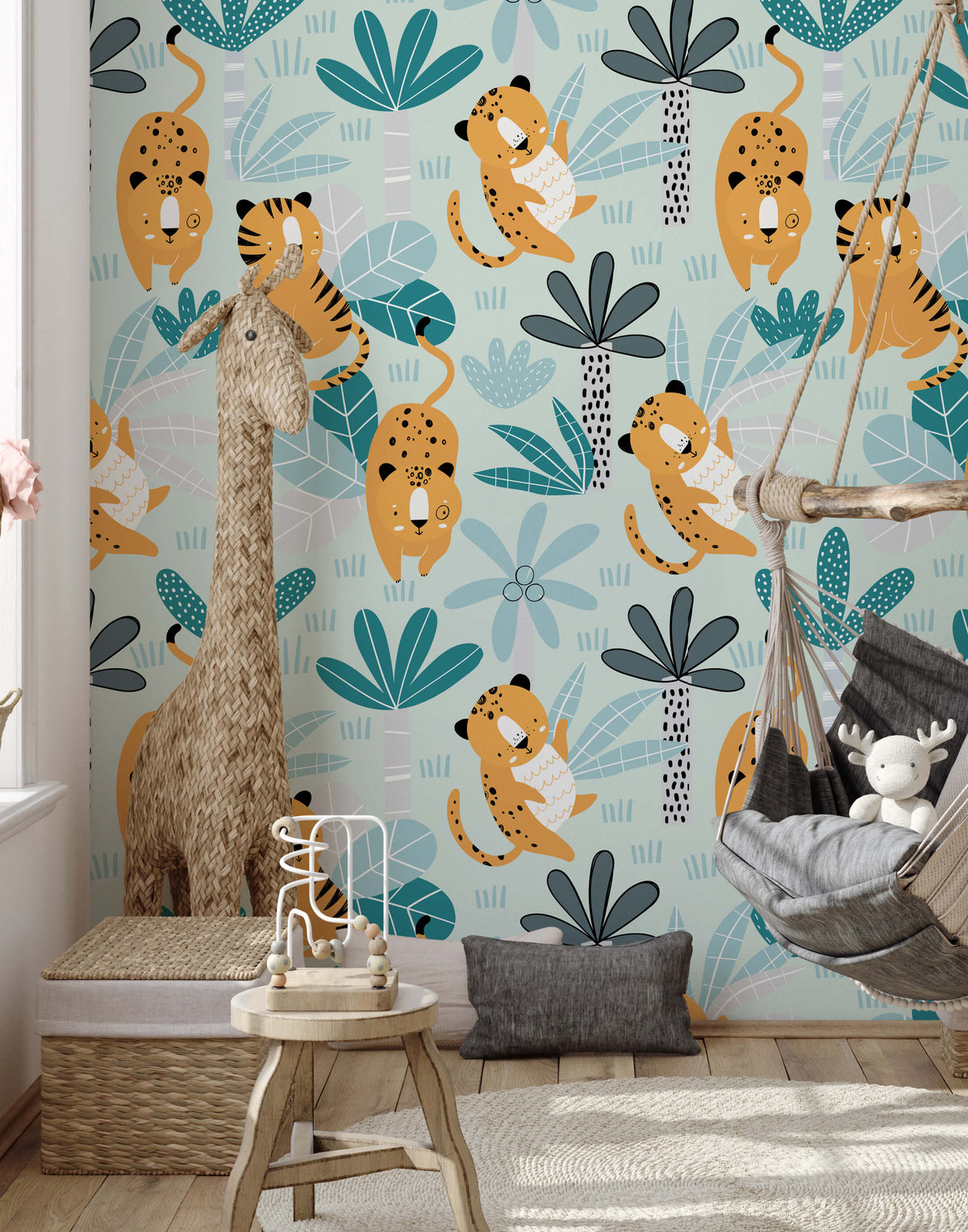 Wimba Kids Jungle Wallpaper