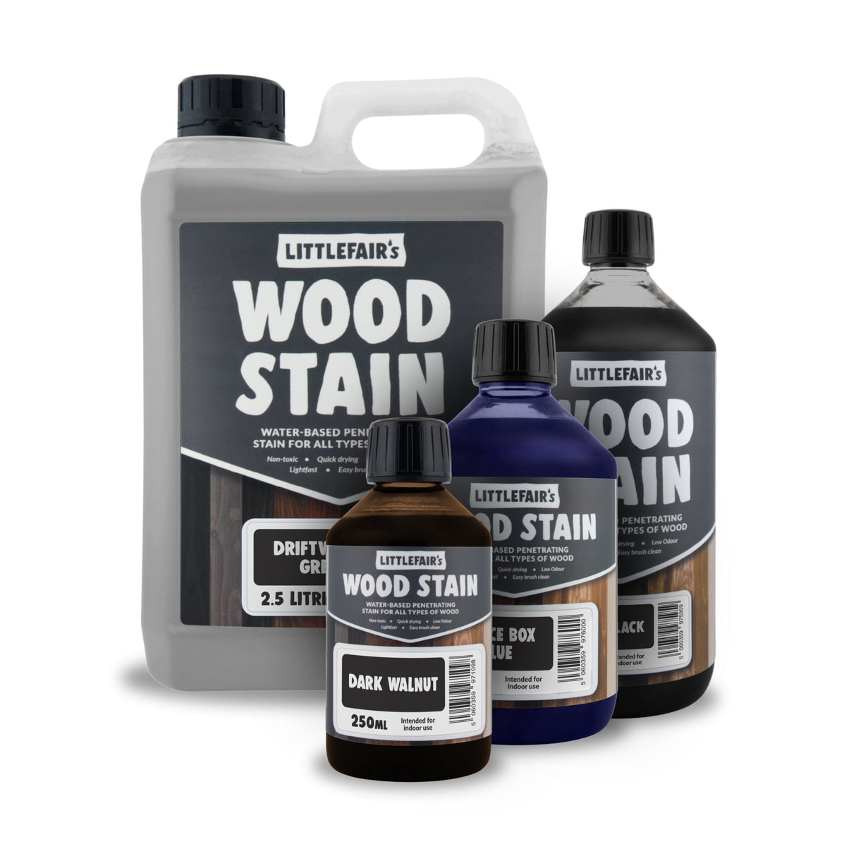 Littlefairs Water Based Wood Stains - Non Toxic & Eco Friendly