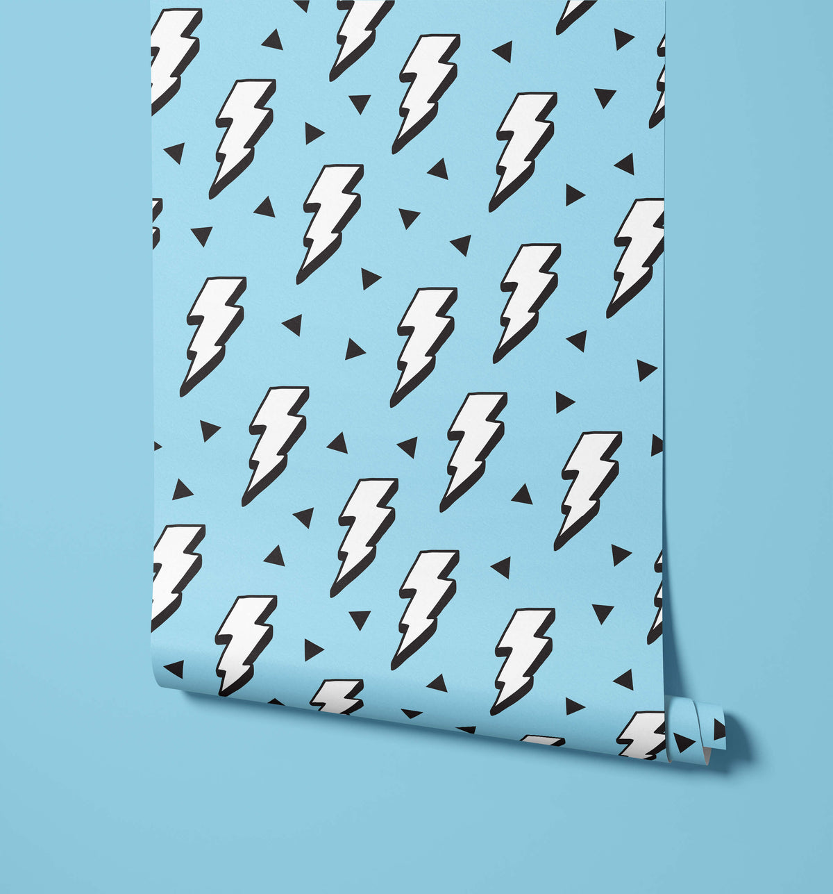 Zap Childs Childrens Lightning Bolt Wallpaper
