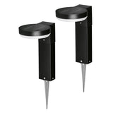 4lite Antheia Solar IP54 Die-Cast Aluminium LED Outdoor Step Light with Built in PIR Motion Sensor