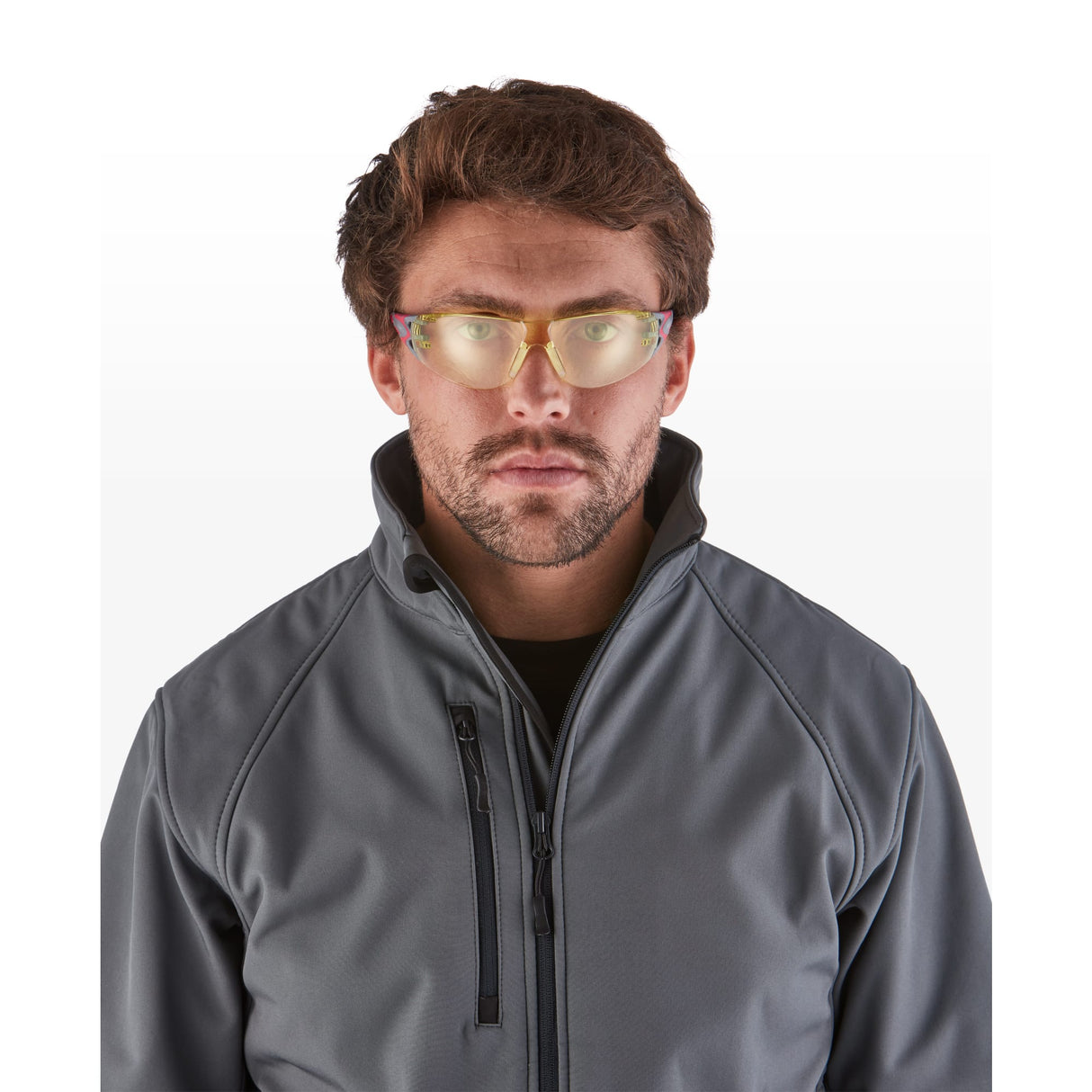 Riley Stream™ Evo Small – Anti-Fog Blue-Light-Blocking Safety Glasses (Yellow Lens)