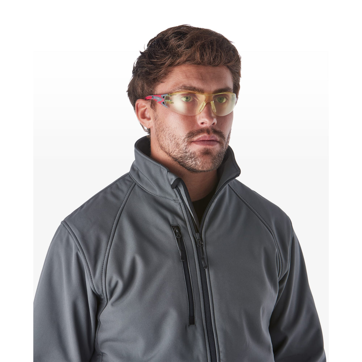 Riley Stream™ Evo Small – Anti-Fog Blue-Light-Blocking Safety Glasses (Yellow Lens)