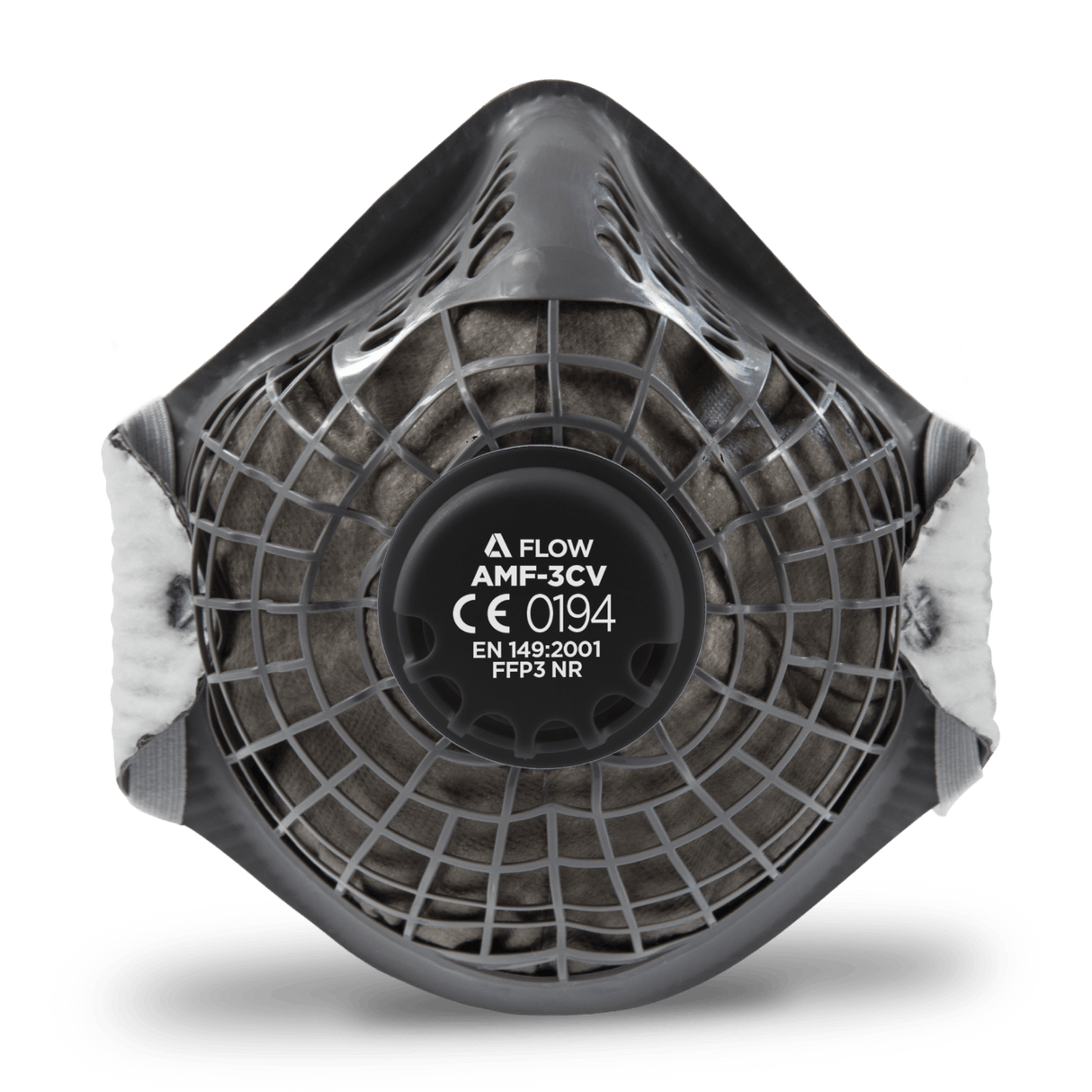 SKYTEC Flow  AMF-3CV FFP3 Premium Moulded Valved Disposable Cup Shape Respirator Face Dust Mask (PACK of 10)