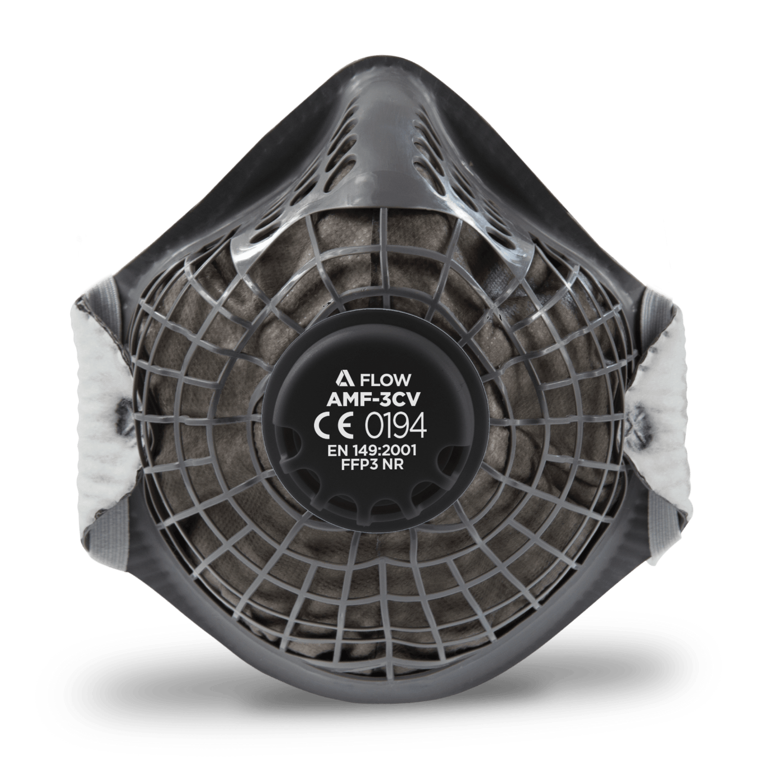 SKYTEC Flow  AMF-3CV FFP3 Premium Moulded Valved Disposable Cup Shape Respirator Face Dust Mask (PACK of 10)