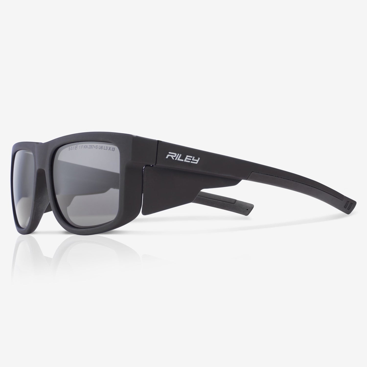 RILEY Navigator Anti-Scratch Safety Sunglasses with Grey Lens