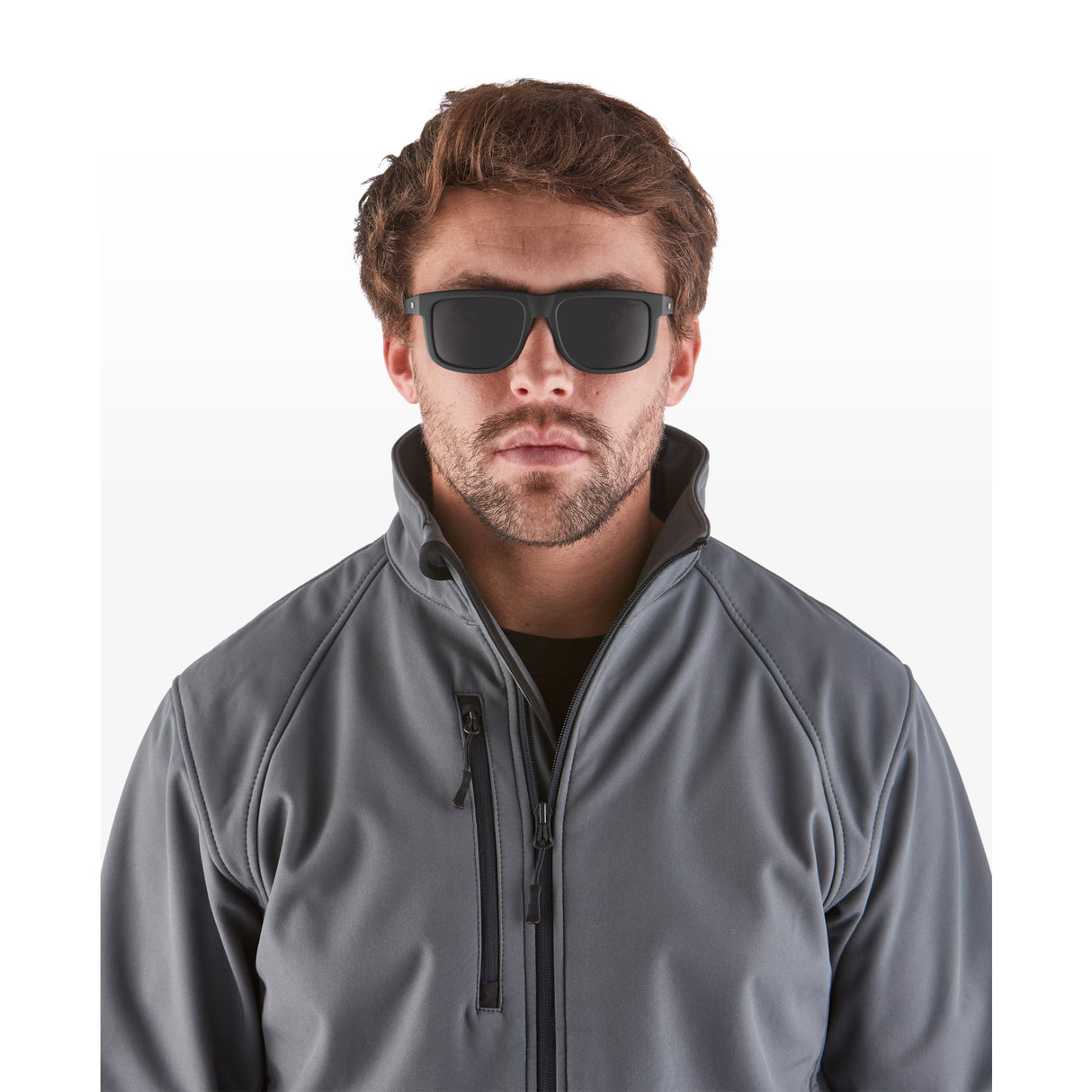 Riley Navigator Sunglasses – Grey Lens, Anti-Scratch, 4-Base Curve, UV Protection